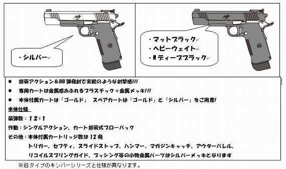 マルシン キンバー ゴールドマッチ TEN2 [ミリタリーショップTANK]