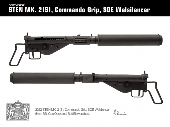 ＮｏｒｔｈＥａｓｔ Ｓｔｅｎ Ｍｋ２ （Ｓ） ＳＯＥ サブマシンガン 