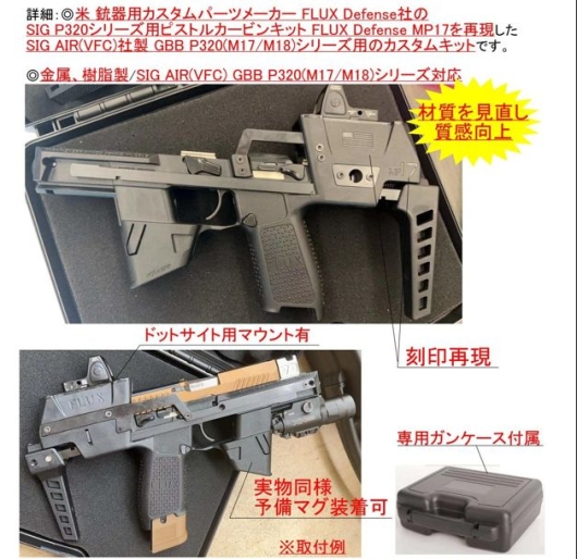 DELTA AIRSOFT FDタイプ FLUX MP17 キット VFC用