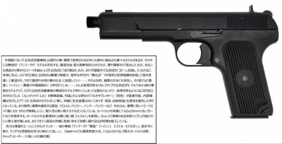 タナカ 五四式 トカレフ モデルガン 五四式自動拳銃 モデルガン HW |